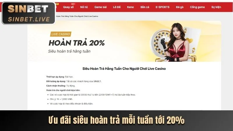 Khuyến mãi Sun52 Web